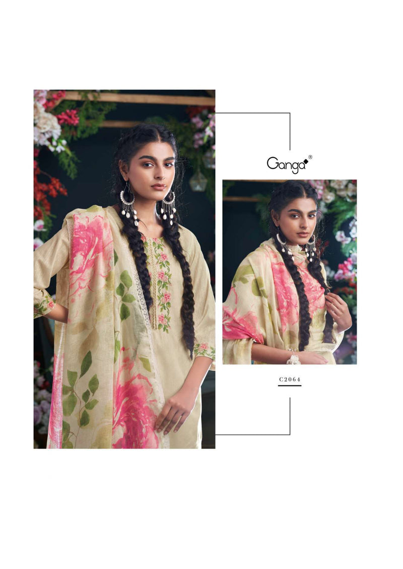 Ganga Fashion Sheeda Cotton Printed Fancy Salwar Suit Collection