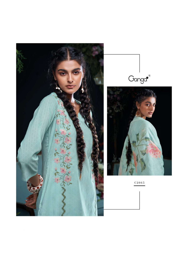 Ganga Fashion Sheeda Cotton Printed Fancy Salwar Suit Collection