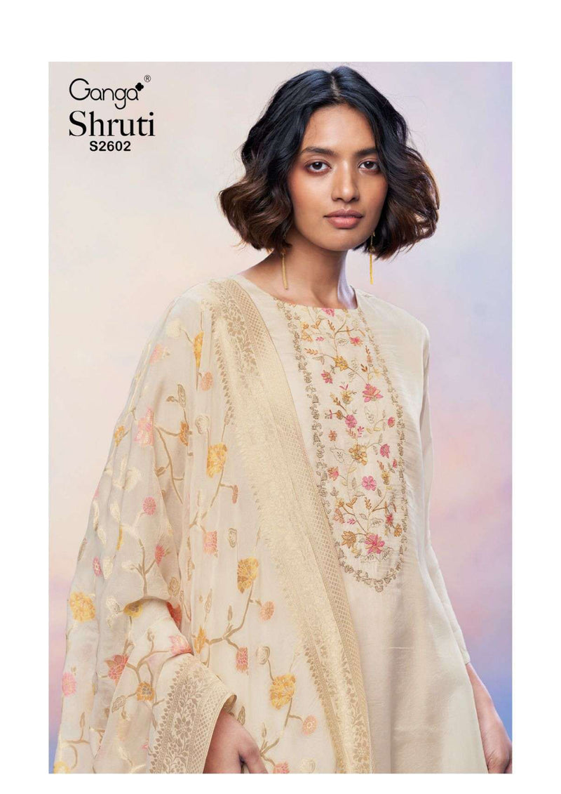 Ganga Fashion Shruti 2602 Bemberg Silk Designer Party Wear Salwar Suit