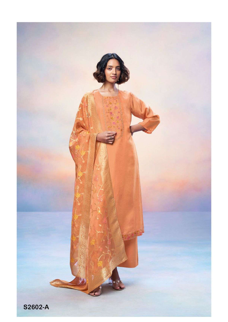 Ganga Fashion Shruti 2602 Bemberg Silk Designer Party Wear Salwar Suit
