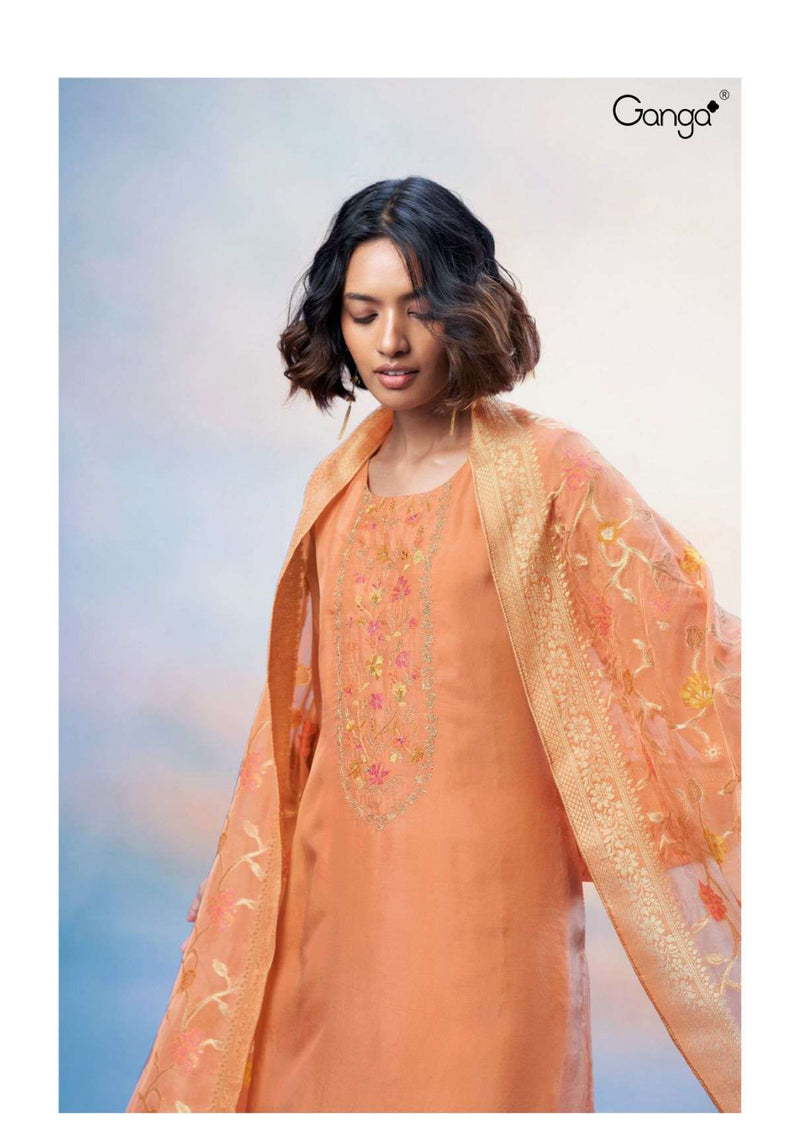 Ganga Fashion Shruti 2602 Bemberg Silk Designer Party Wear Salwar Suit