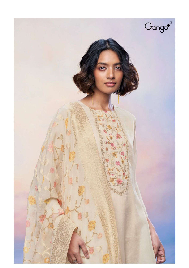 Ganga Fashion Shruti 2602 Bemberg Silk Designer Party Wear Salwar Suit