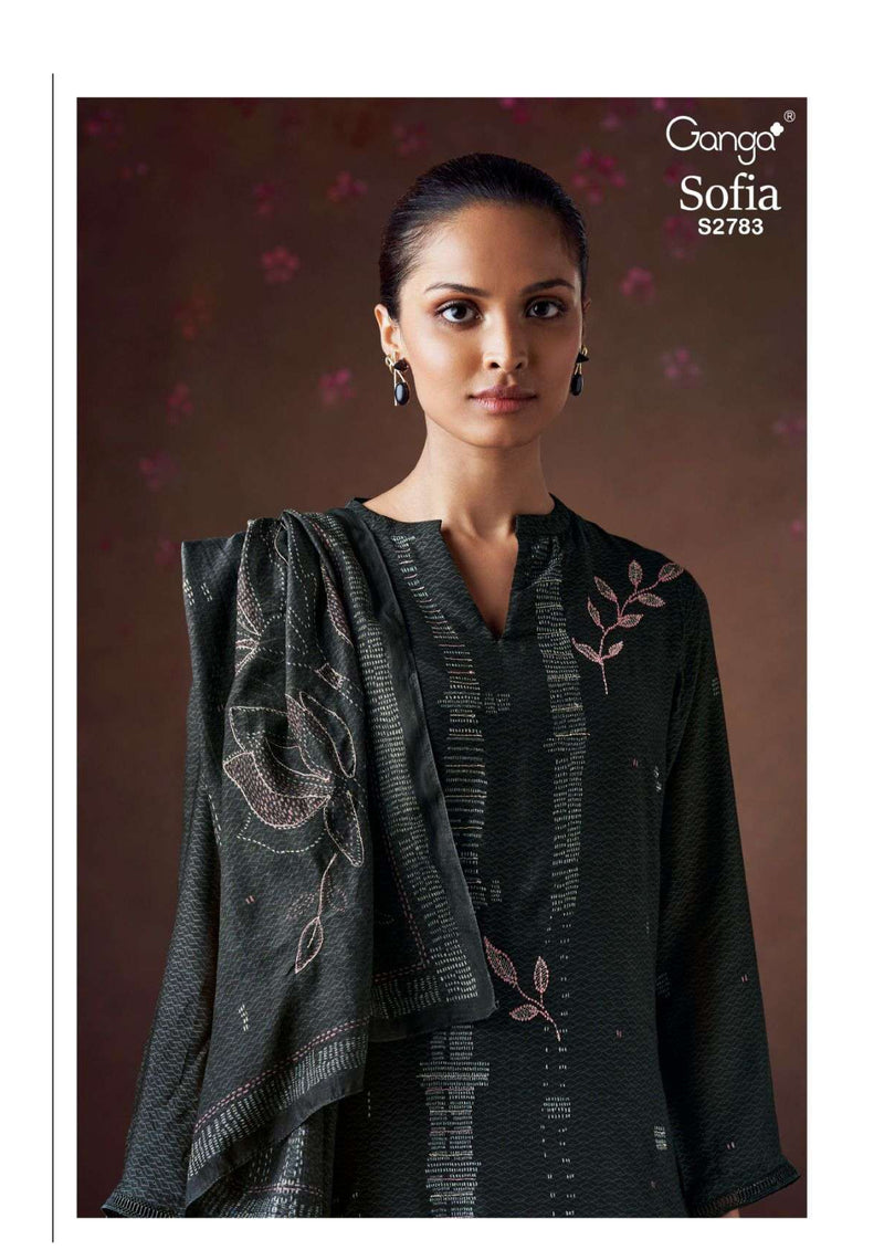 Ganga Fashion Sofia 2783 Bemberg Silk Printed Party Wear Salwar Suit