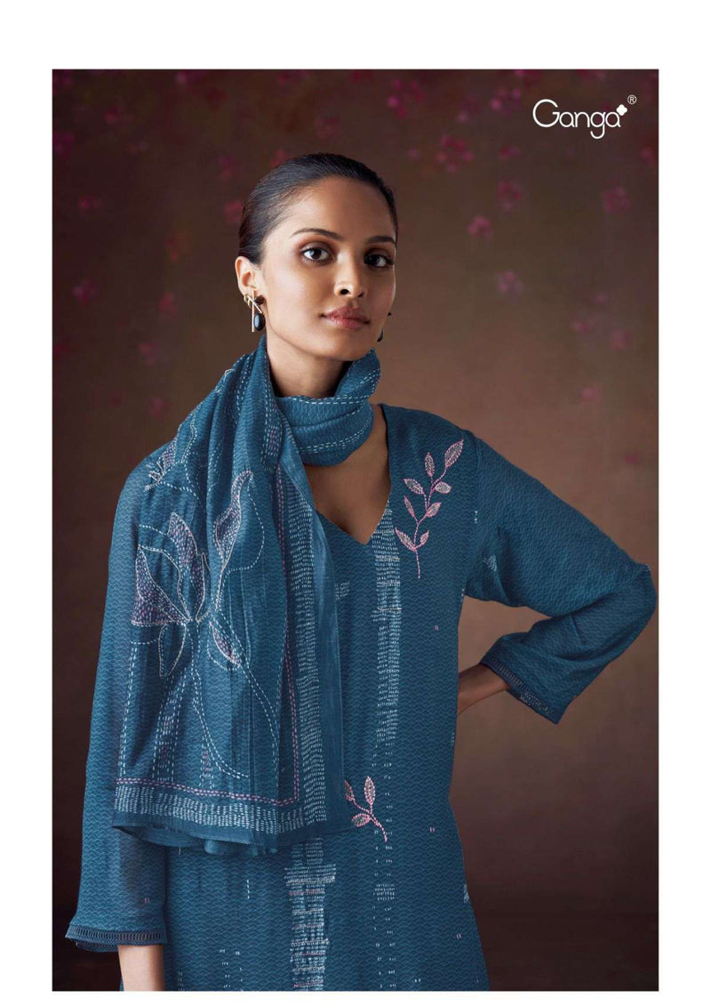 Ganga Fashion Sofia 2783 Bemberg Silk Printed Party Wear Salwar Suit