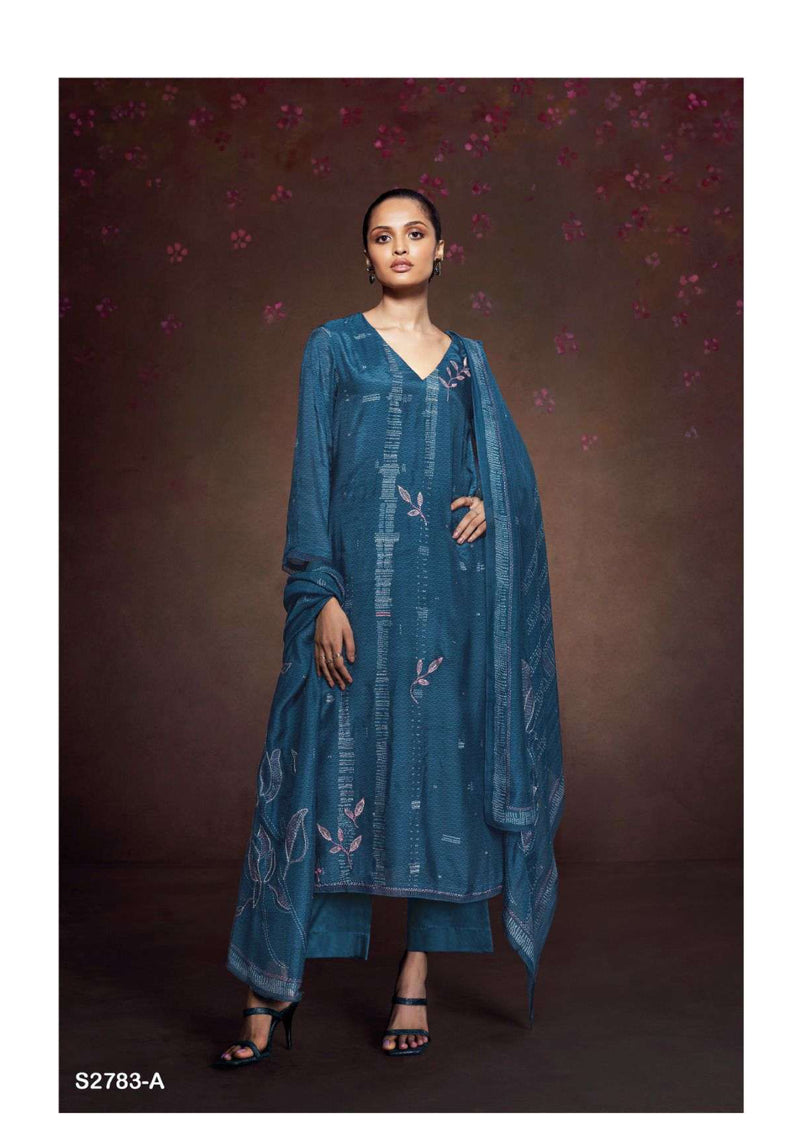 Ganga Fashion Sofia 2783 Bemberg Silk Printed Party Wear Salwar Suit
