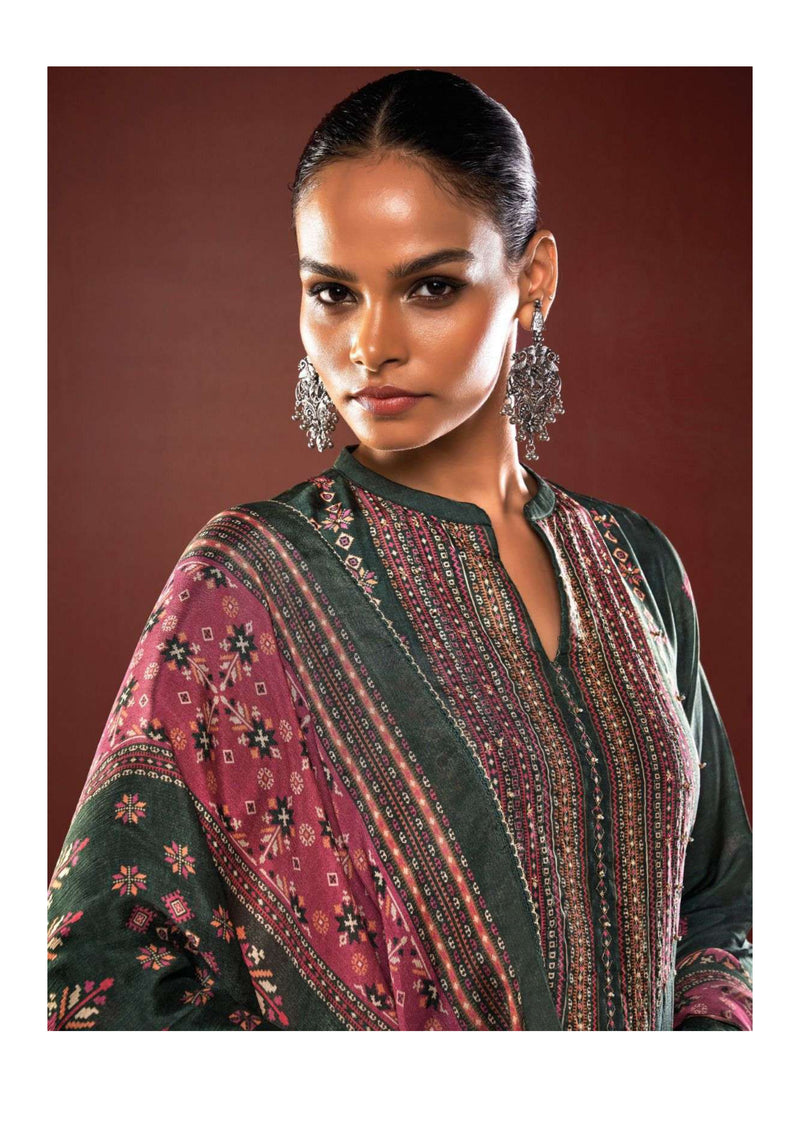 Ganga Fashion Tarini  Bemberg Russian Silk Printed Casual Wear Salwar Kameez