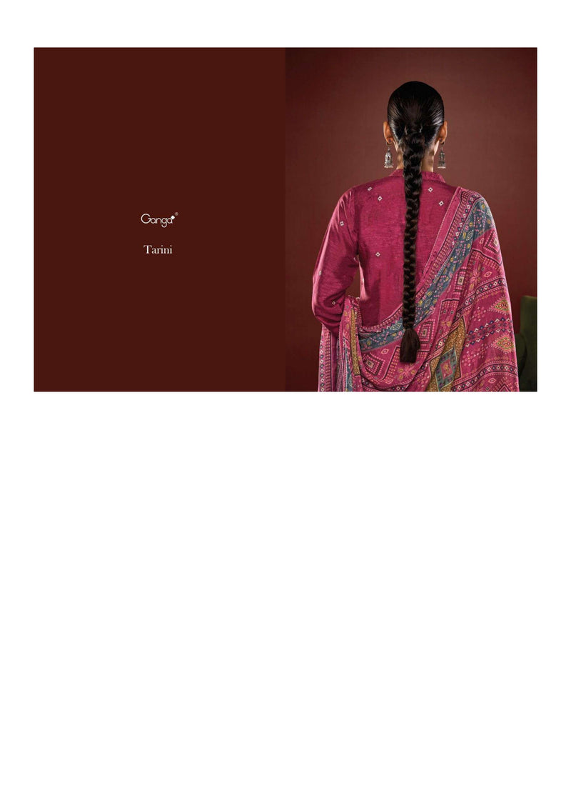 Ganga Fashion Tarini  Bemberg Russian Silk Printed Casual Wear Salwar Kameez