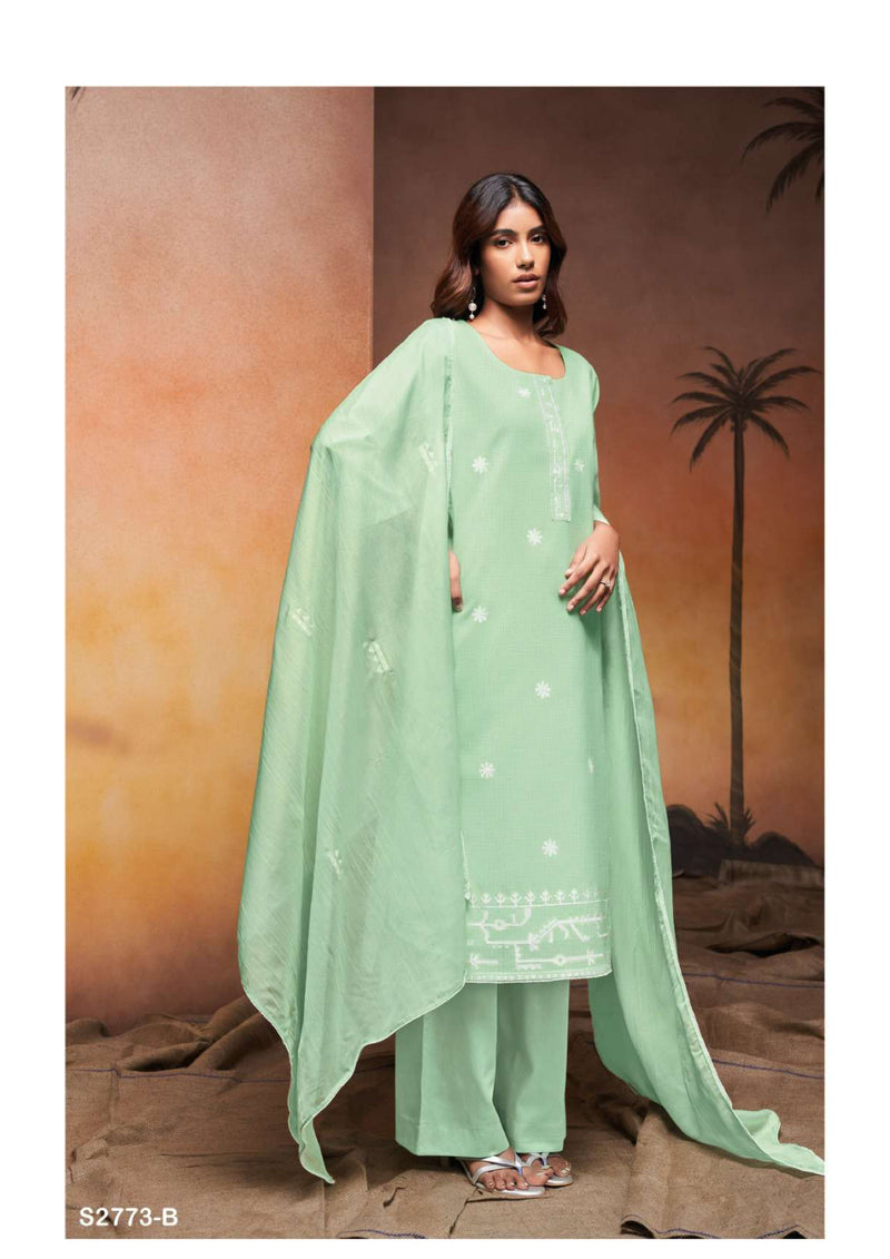 Ganga Fashion Ursalie 2773 Cotton Embroidery Work Designer Salwar Suit