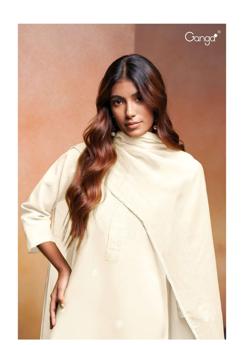 Ganga Fashion Ursalie 2773 Cotton Embroidery Work Designer Salwar Suit