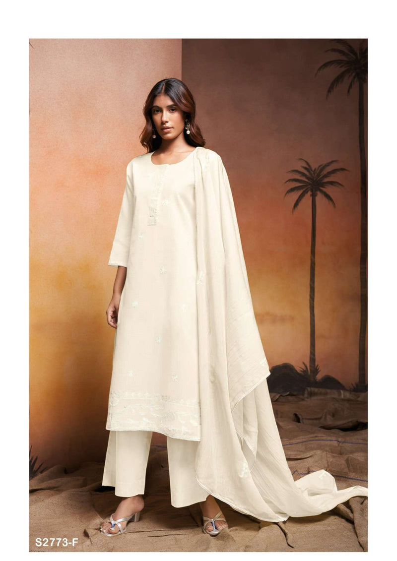 Ganga Fashion Ursalie 2773 Cotton Embroidery Work Designer Salwar Suit