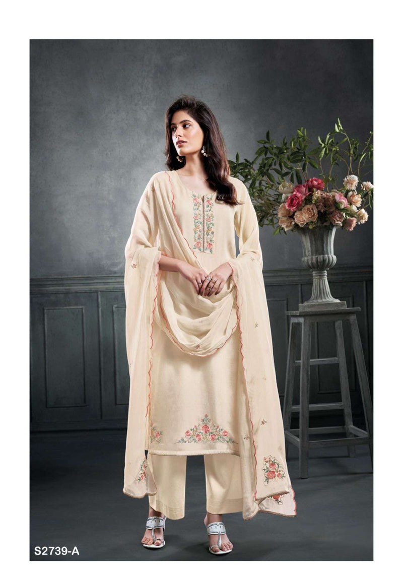 Ganga Fashion Wyn 2739 Organza Silk Designer Party Wear Salwar Suit