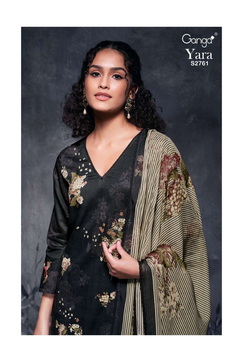 Ganga Fashion Yara 2761 Cotton Printed Fancy Salwar Kameez