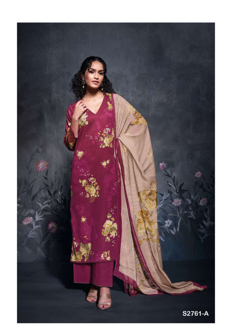 Ganga Fashion Yara 2761 Cotton Printed Fancy Salwar Kameez