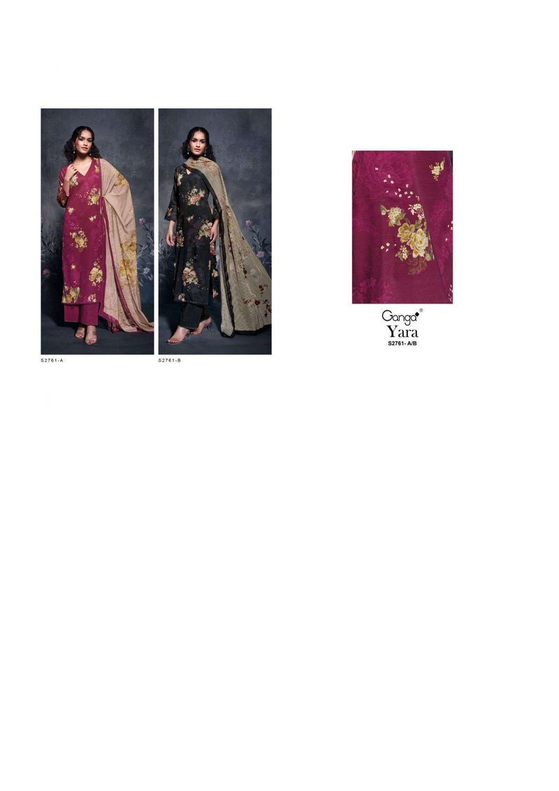 Ganga Fashion Yara 2761 Cotton Printed Fancy Salwar Kameez