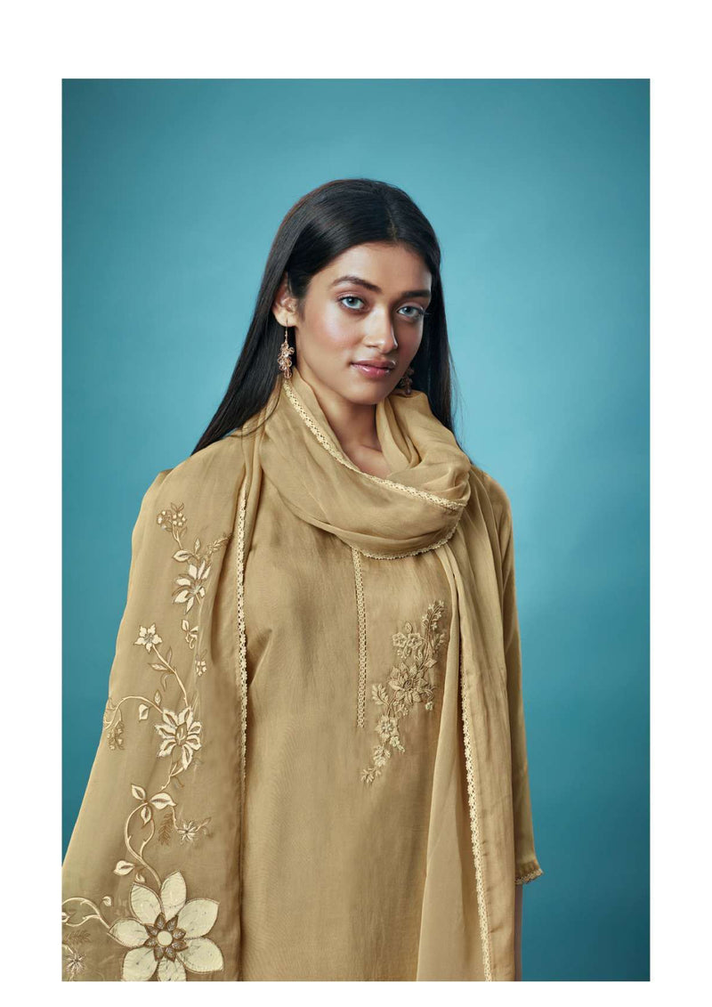 Ganga Fashion Kashvi 1538 Bemberg Habotai Patch Embroidery Work Fancy Salwar Suit