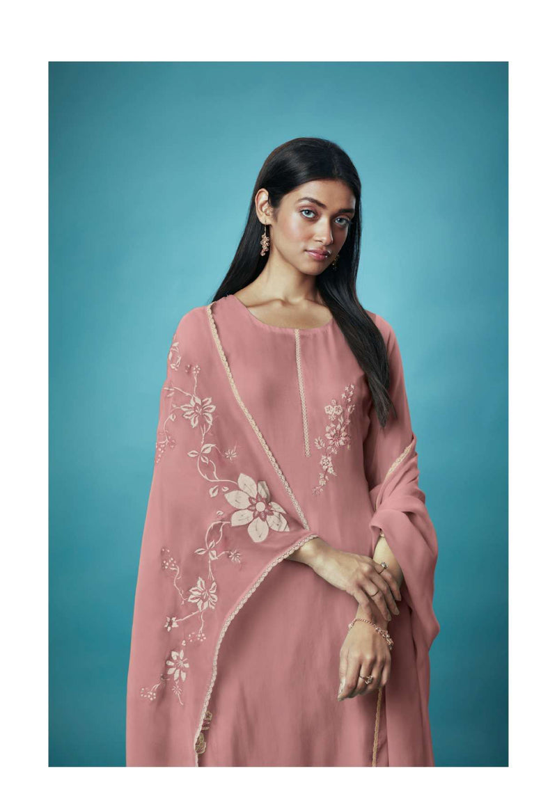 Ganga Fashion Kashvi 1538 Bemberg Habotai Patch Embroidery Work Fancy Salwar Suit