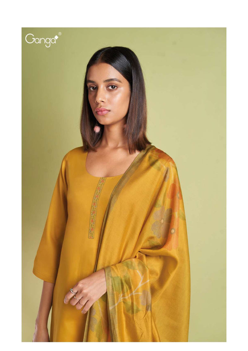 Ganga Fashion Leticia 2371 Cotton Silk Casual Wear Salwar Suit