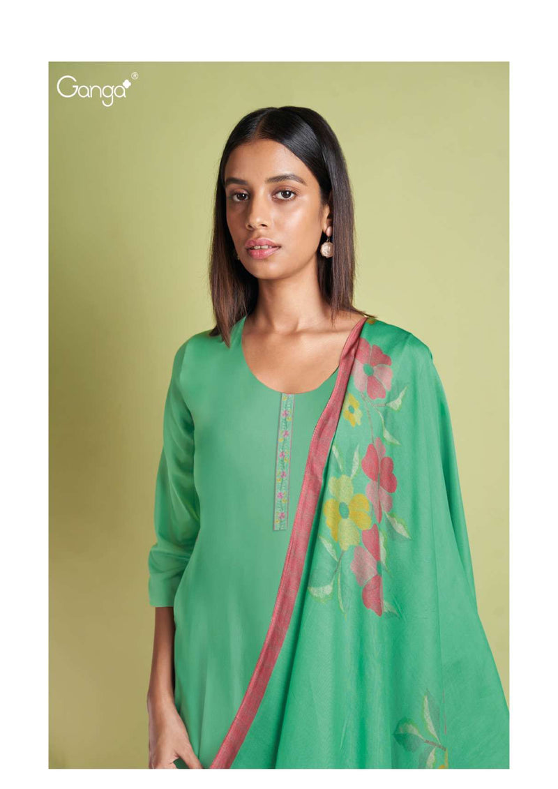 Ganga Fashion Leticia 2371 Cotton Silk Casual Wear Salwar Suit