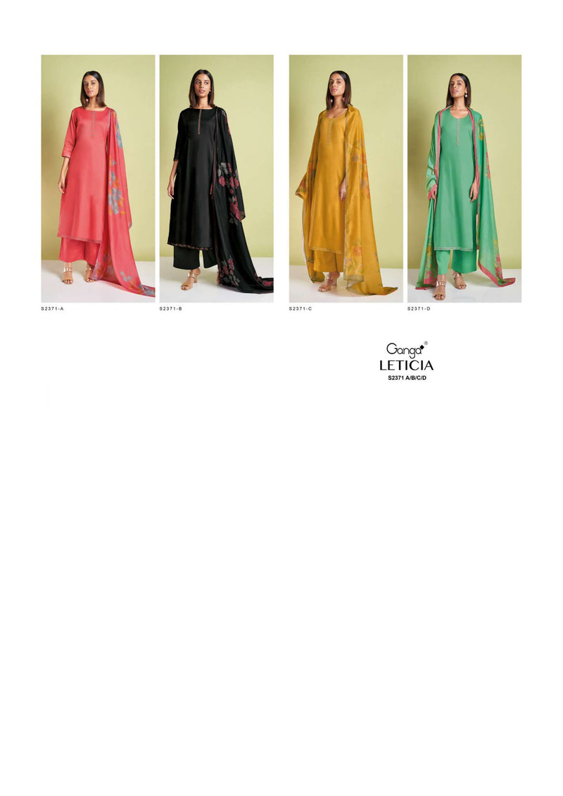 Ganga Fashion Leticia 2371 Cotton Silk Casual Wear Salwar Suit