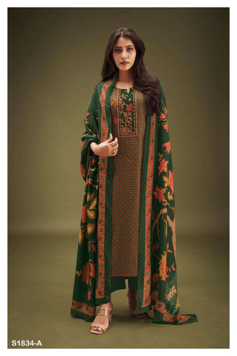 Ganga Libni 1834 Designs Cotton Silk Printed Salwar Kameez