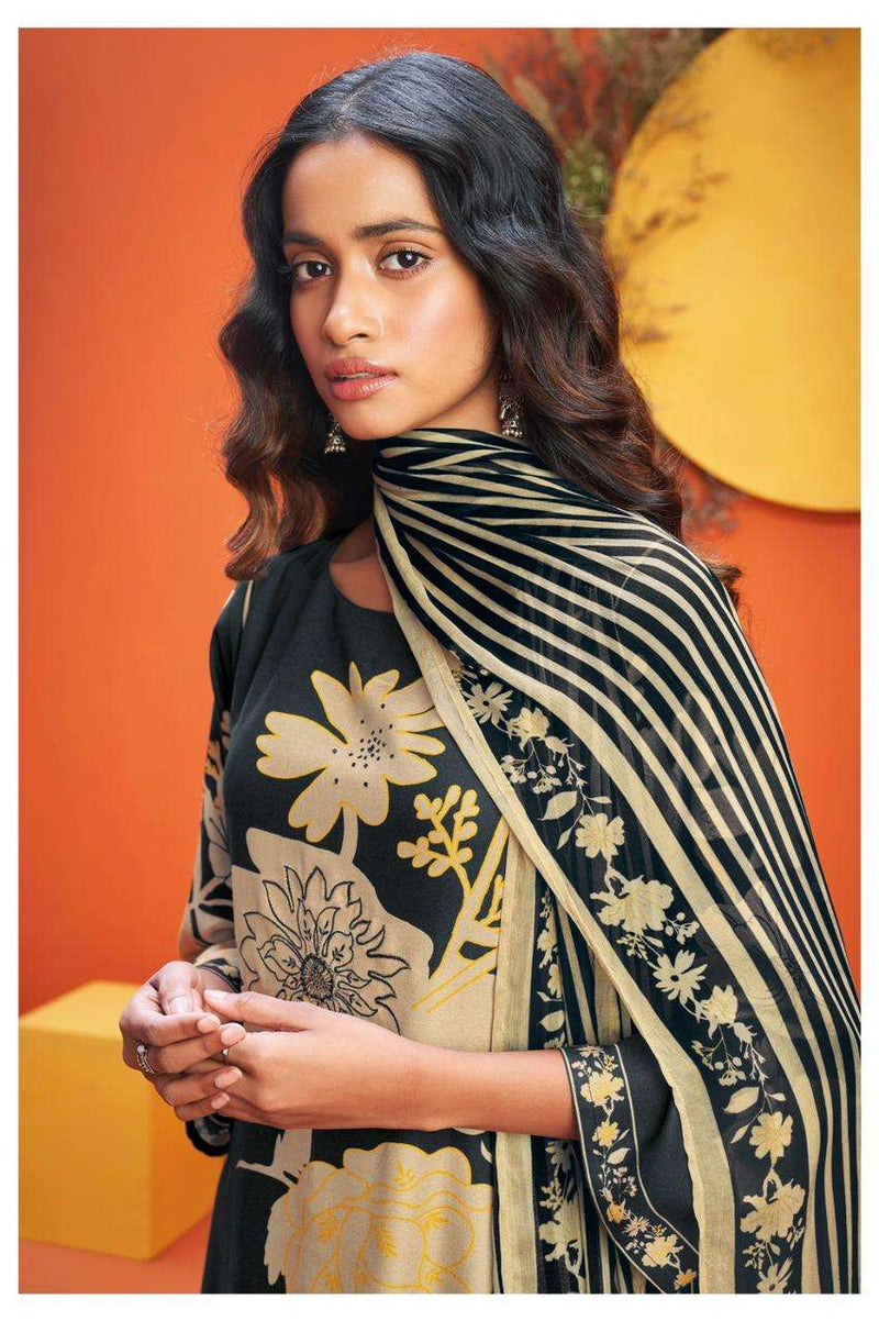 Ganga Lopa 1991 Pure Pashmina Digital Printed With Handwork Salwar Suit Collection