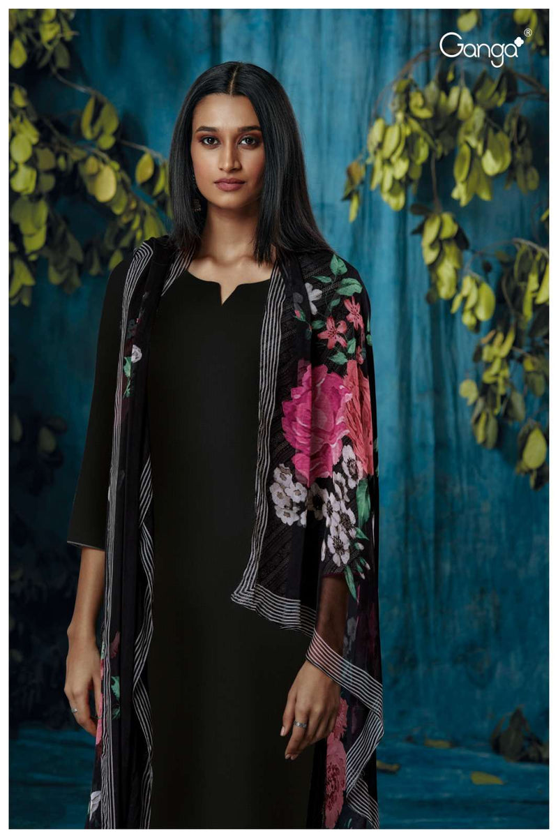 Ganga Ora 1872 Designs Fancy Salwar Kameez Materials With Digital Dupatta