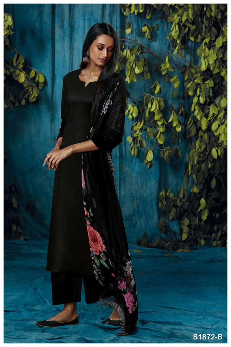 Ganga Ora 1872 Designs Fancy Salwar Kameez Materials With Digital Dupatta