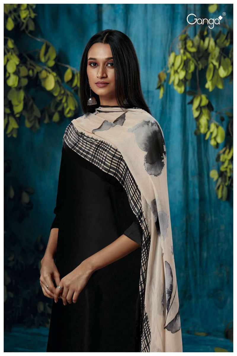 Ganga Ora 1872 Designs Fancy Salwar Kameez Materials With Digital Dupatta
