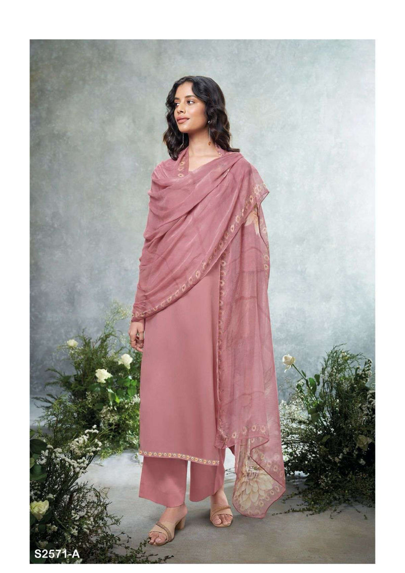 Ganga Fashion Prachi 2571 Cotton Silk Printed Stylish Salwar Suit Collection