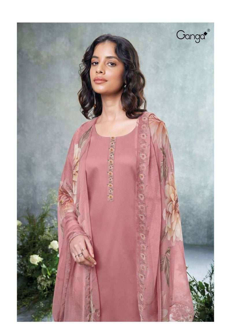 Ganga Fashion Prachi 2571 Cotton Silk Printed Stylish Salwar Suit Collection