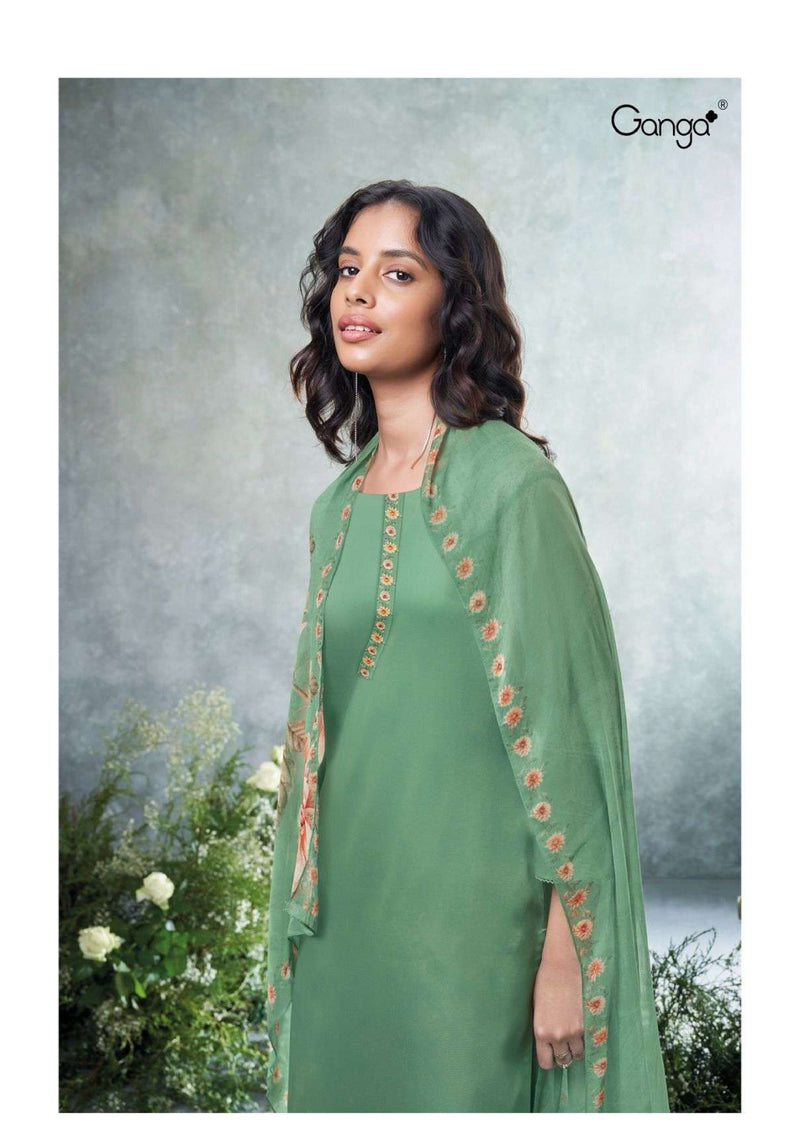 Ganga Fashion Prachi 2571 Cotton Silk Printed Stylish Salwar Suit Collection