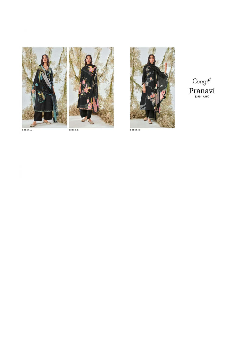 Ganga Fashion Pranavi 2531 Cotton Printed Fancy Salwar Kameez