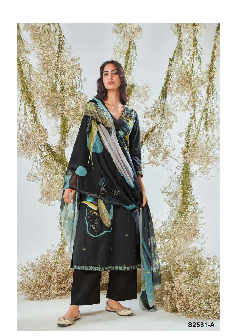 Ganga Fashion Pranavi 2531 Cotton Printed Fancy Salwar Kameez