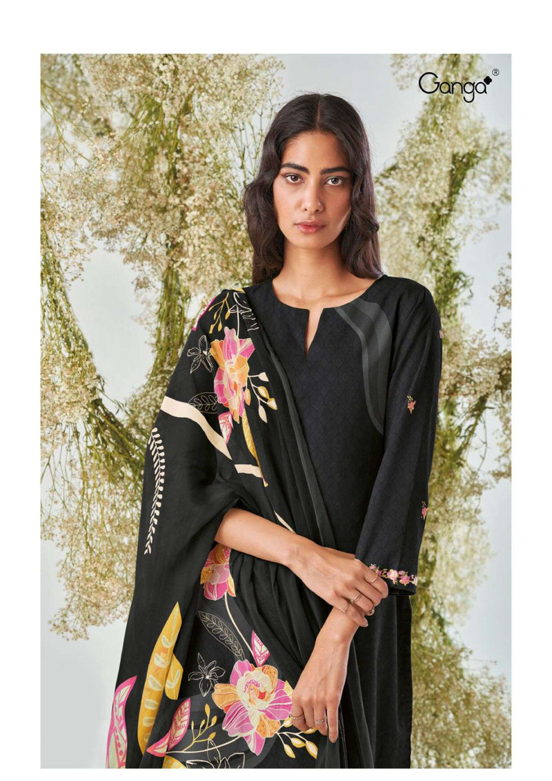 Ganga Fashion Pranavi 2531 Cotton Printed Fancy Salwar Kameez