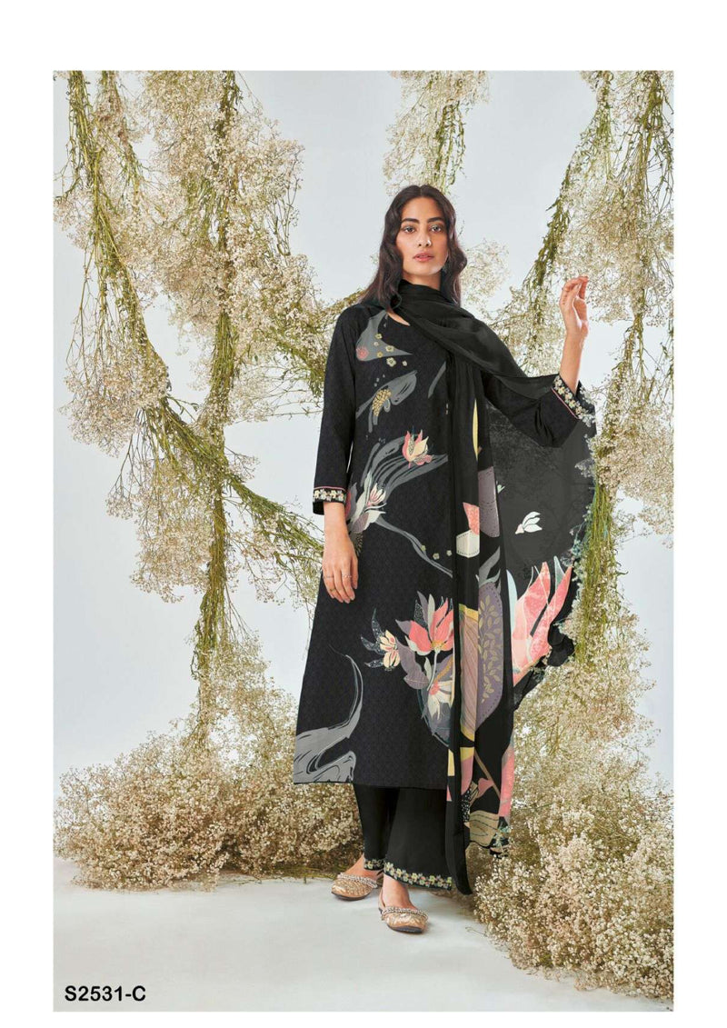 Ganga Fashion Pranavi 2531 Cotton Printed Fancy Salwar Kameez