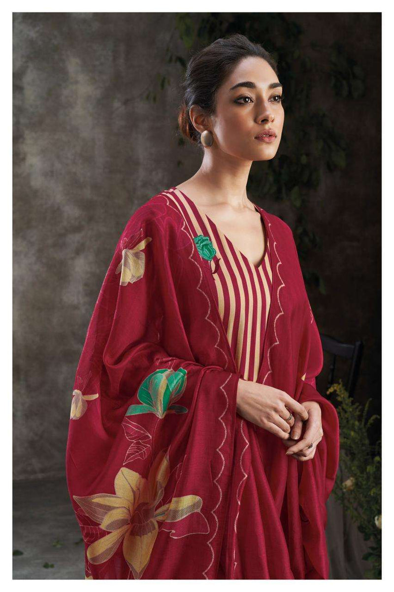 Ganga Kendy 1982 Wool Printed Embroidery Exclusive Salwar Kameez Collection