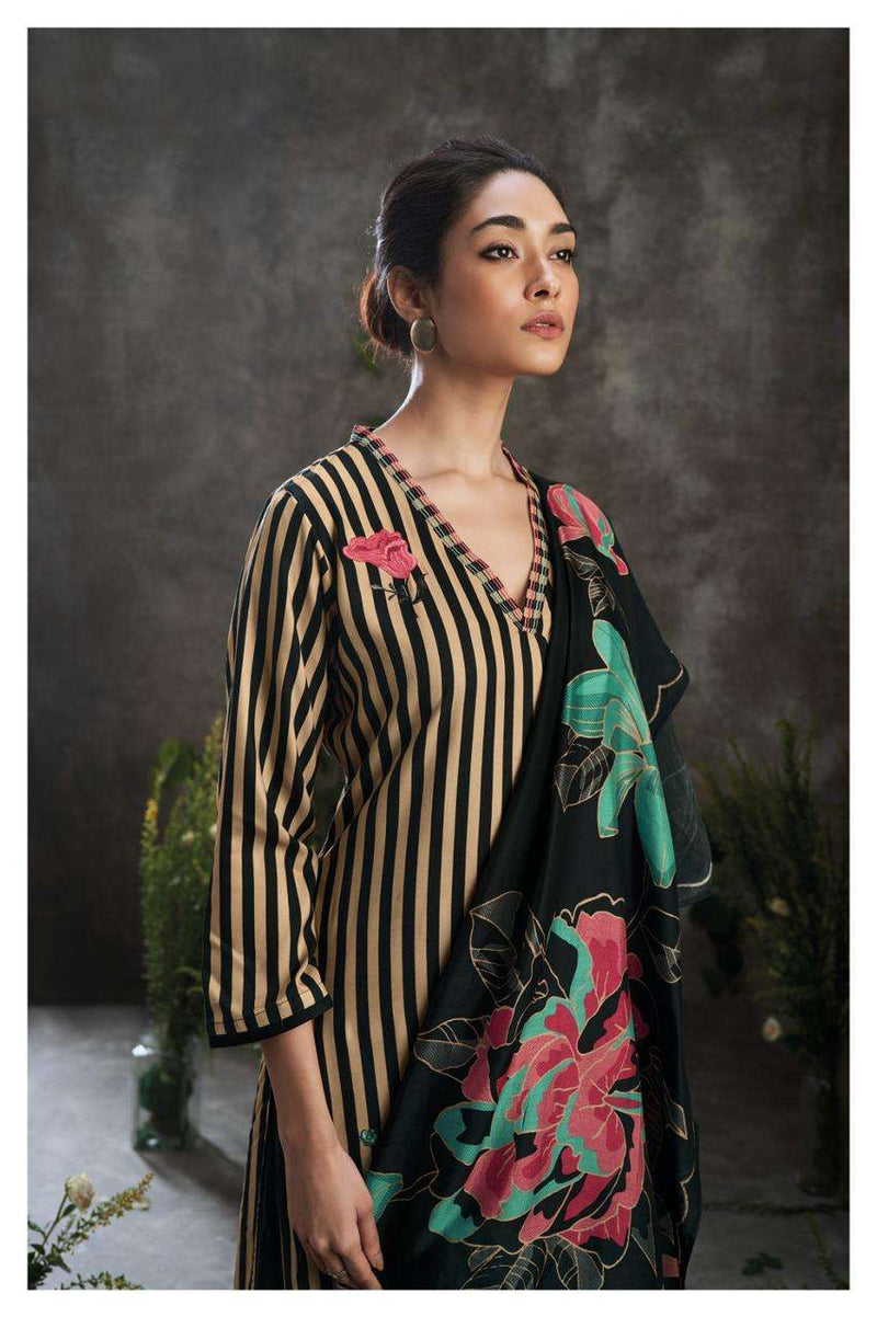 Ganga Kendy 1982 Wool Printed Embroidery Exclusive Salwar Kameez Collection
