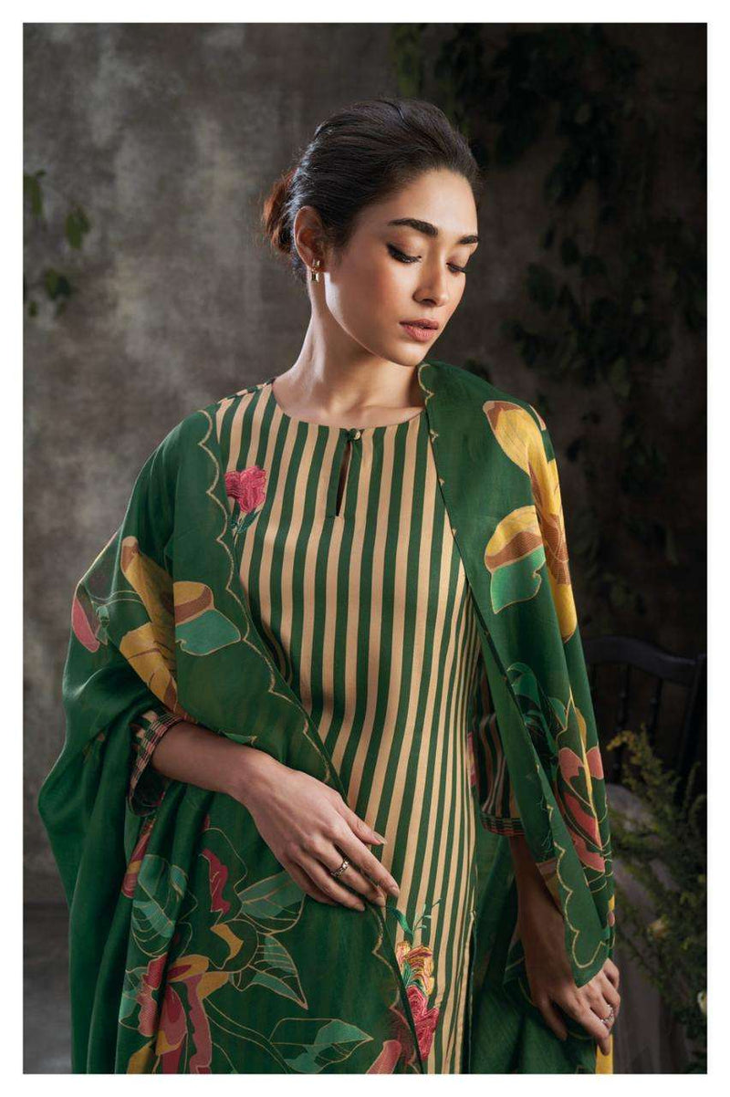 Ganga Kendy 1982 Wool Printed Embroidery Exclusive Salwar Kameez Collection