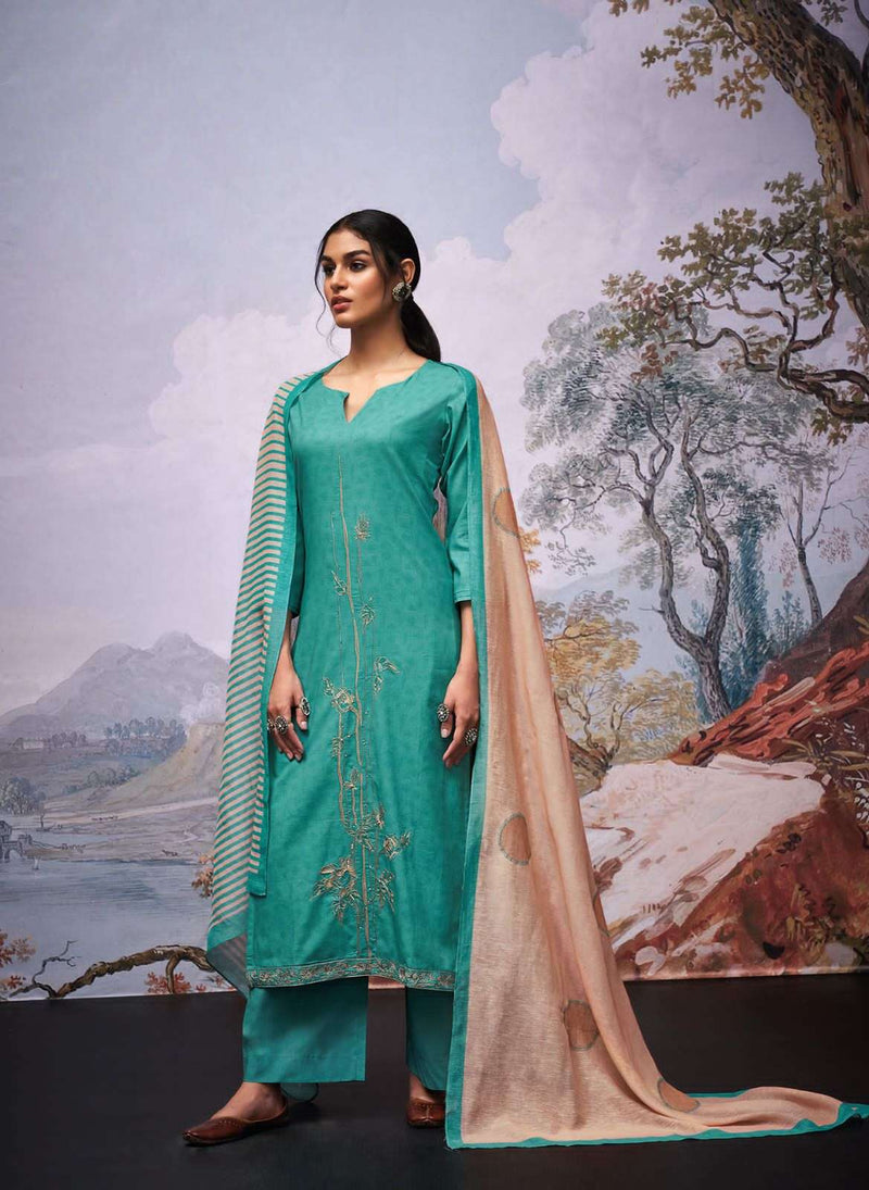 Ganga Present Raaginee Amazing Embroidered Printed Salwar Kameez