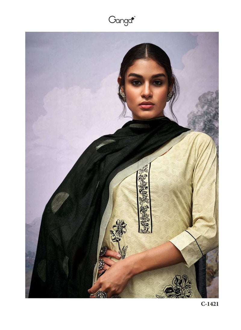 Ganga Present Raaginee Amazing Embroidered Printed Salwar Kameez