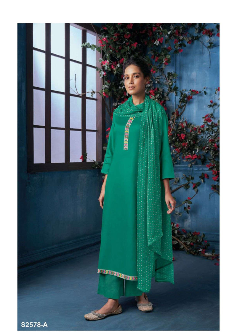Ganga Fashion Sayali 2578 Cotton Silk Printed Stylish Salwar Kameez
