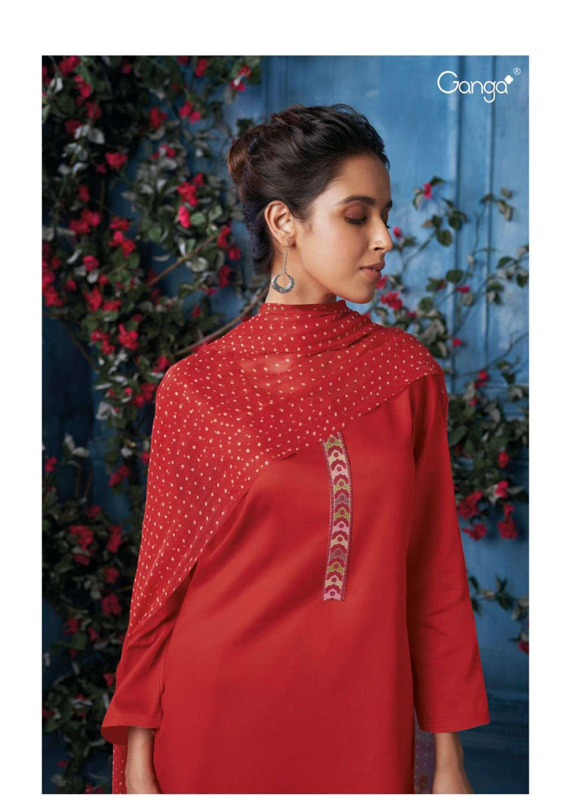 Ganga Fashion Sayali 2578 Cotton Silk Printed Stylish Salwar Kameez