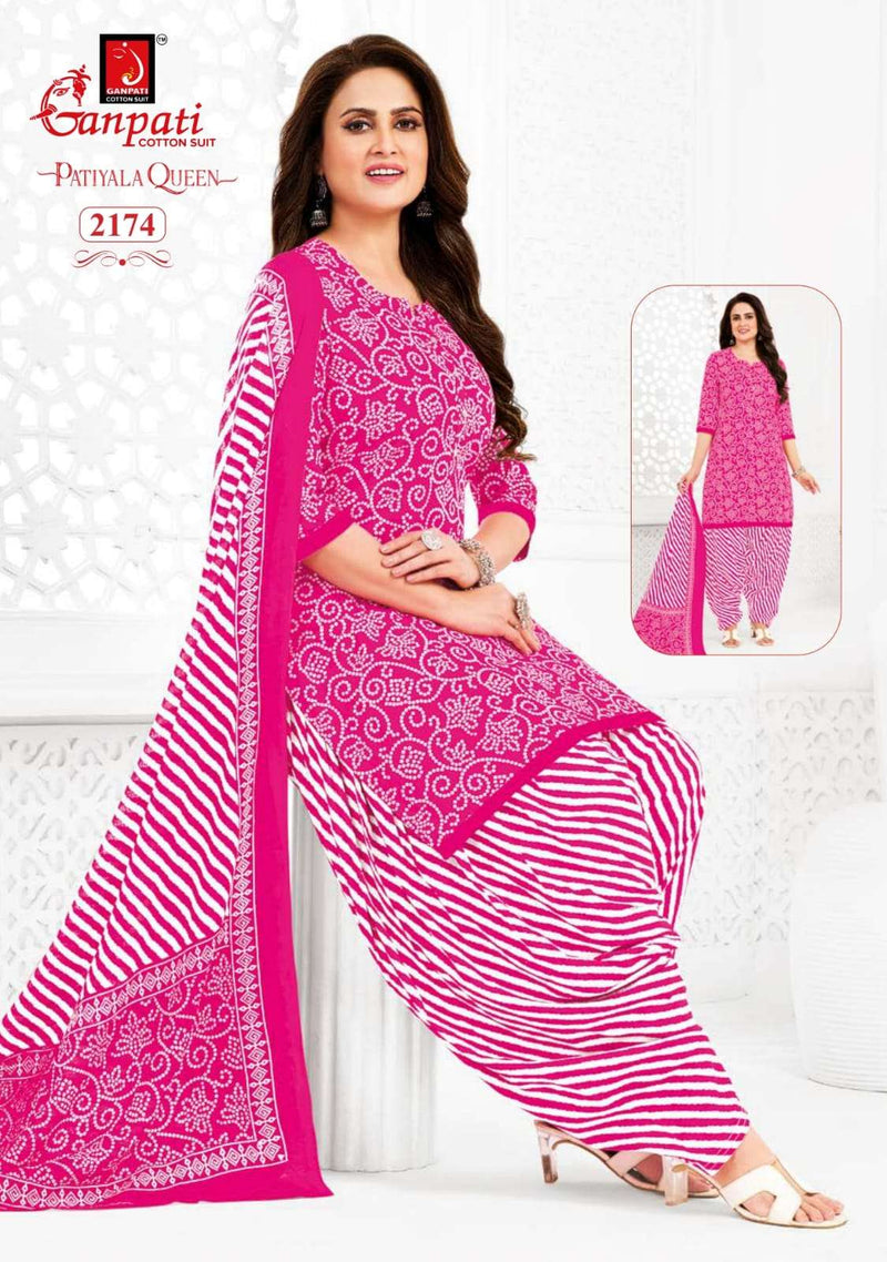 Ganpati Patiyala Queen Vol 10 Cotton Fancy Daily Wear Salwar Suit