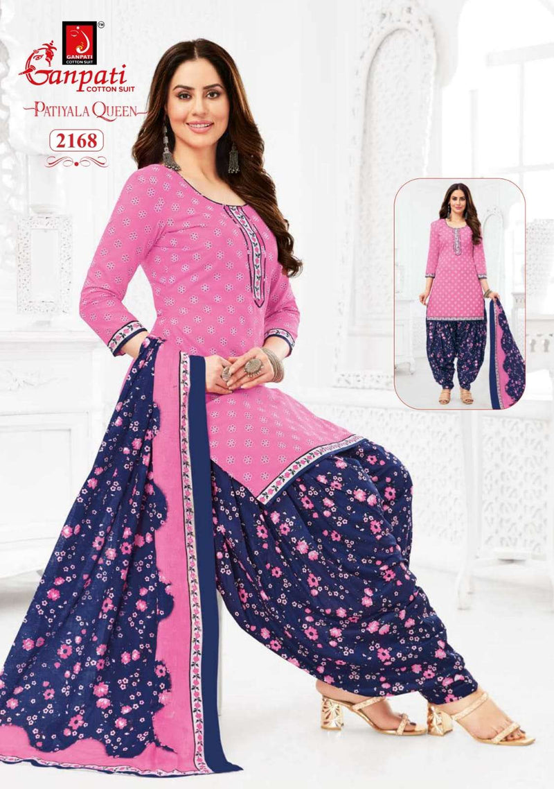 Ganpati Patiyala Queen Vol 10 Cotton Fancy Daily Wear Salwar Suit