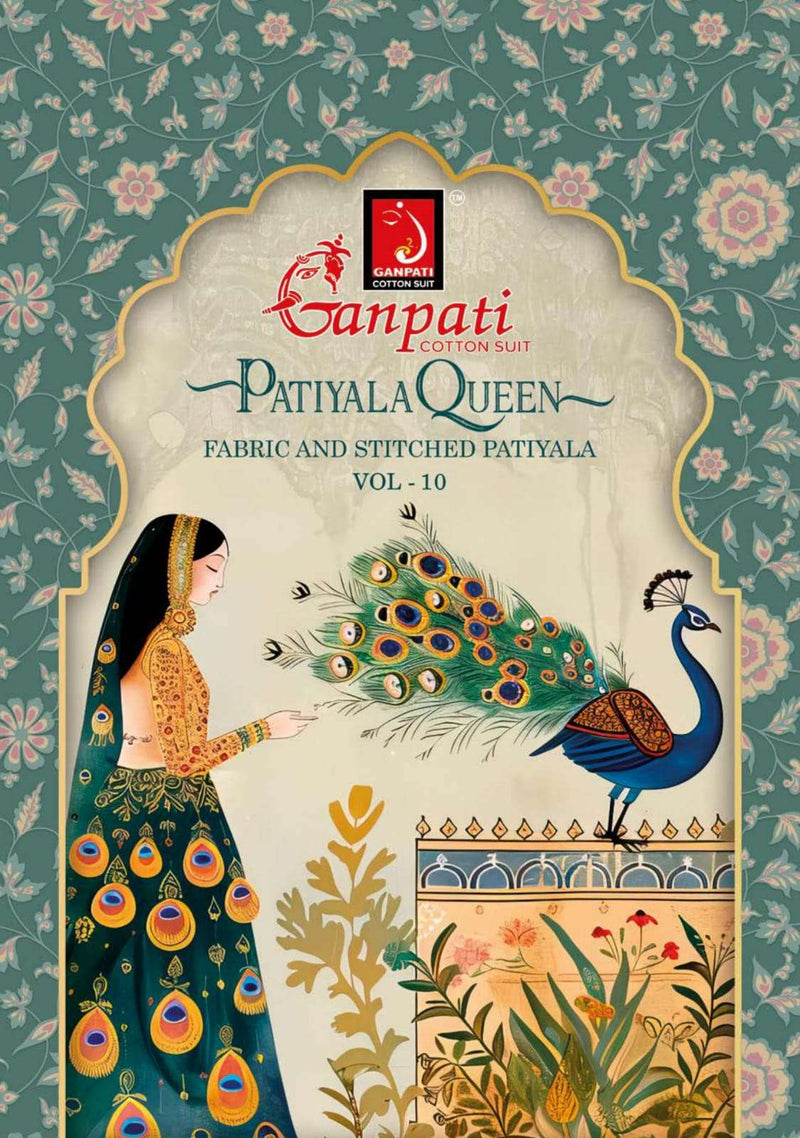 Ganpati Patiyala Queen Vol 10 Cotton Fancy Daily Wear Salwar Suit
