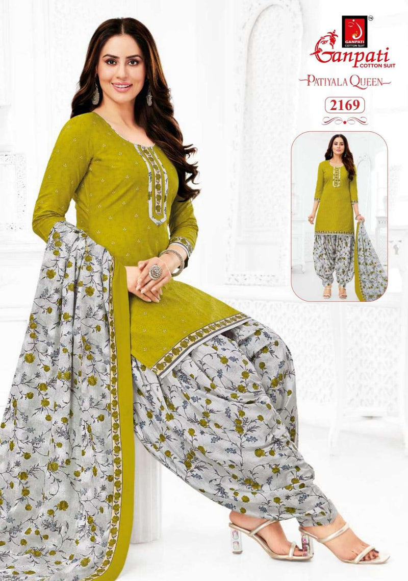 Ganpati Patiyala Queen Vol 10 Cotton Fancy Daily Wear Salwar Suit