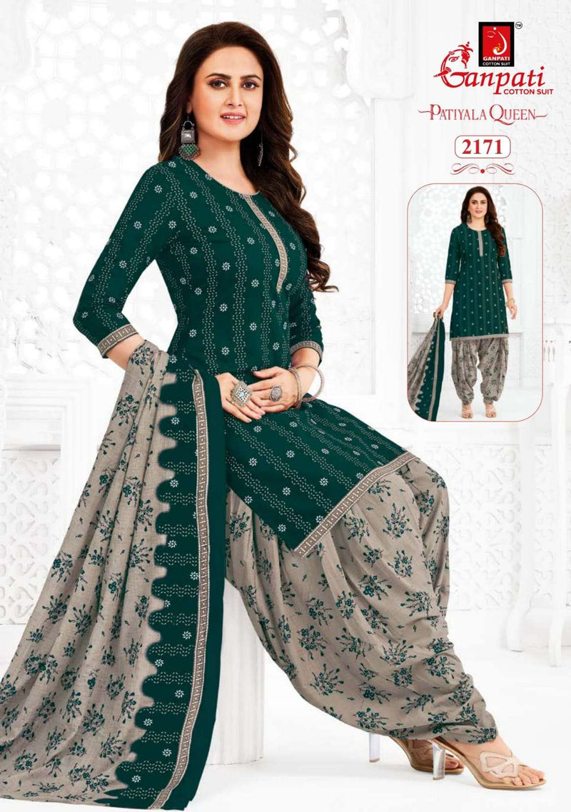 Ganpati Patiyala Queen Vol 10 Cotton Fancy Daily Wear Salwar Suit