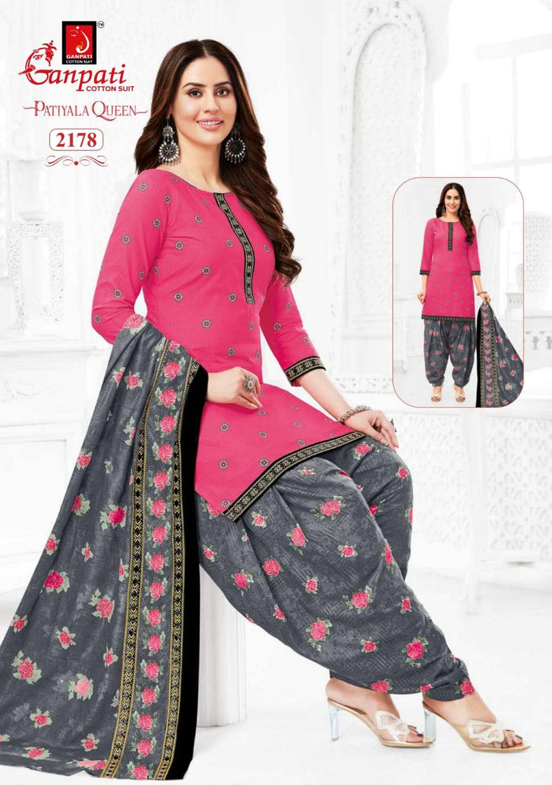 Ganpati Patiyala Queen Vol 10 Cotton Fancy Daily Wear Salwar Suit