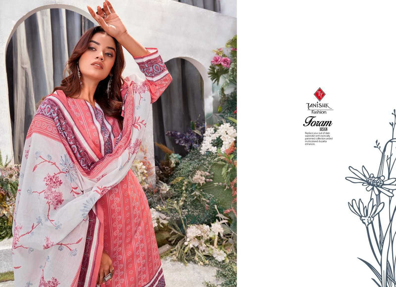 Tanishk Fashion Gazal Lawn Cotton Print Fancy Casual Wear Kurti Pant Dupatta Set