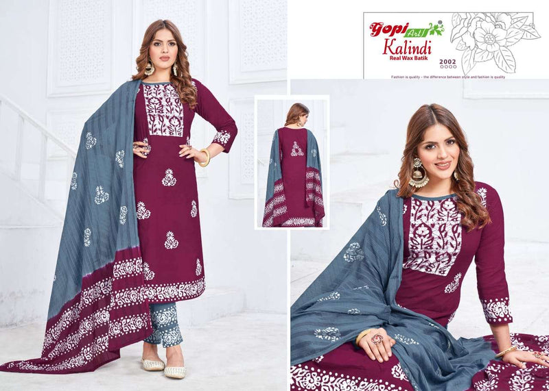 Gopi Art Kalindi Vol 20 Cotton Batik Printed Daily Wear Salwar Suit